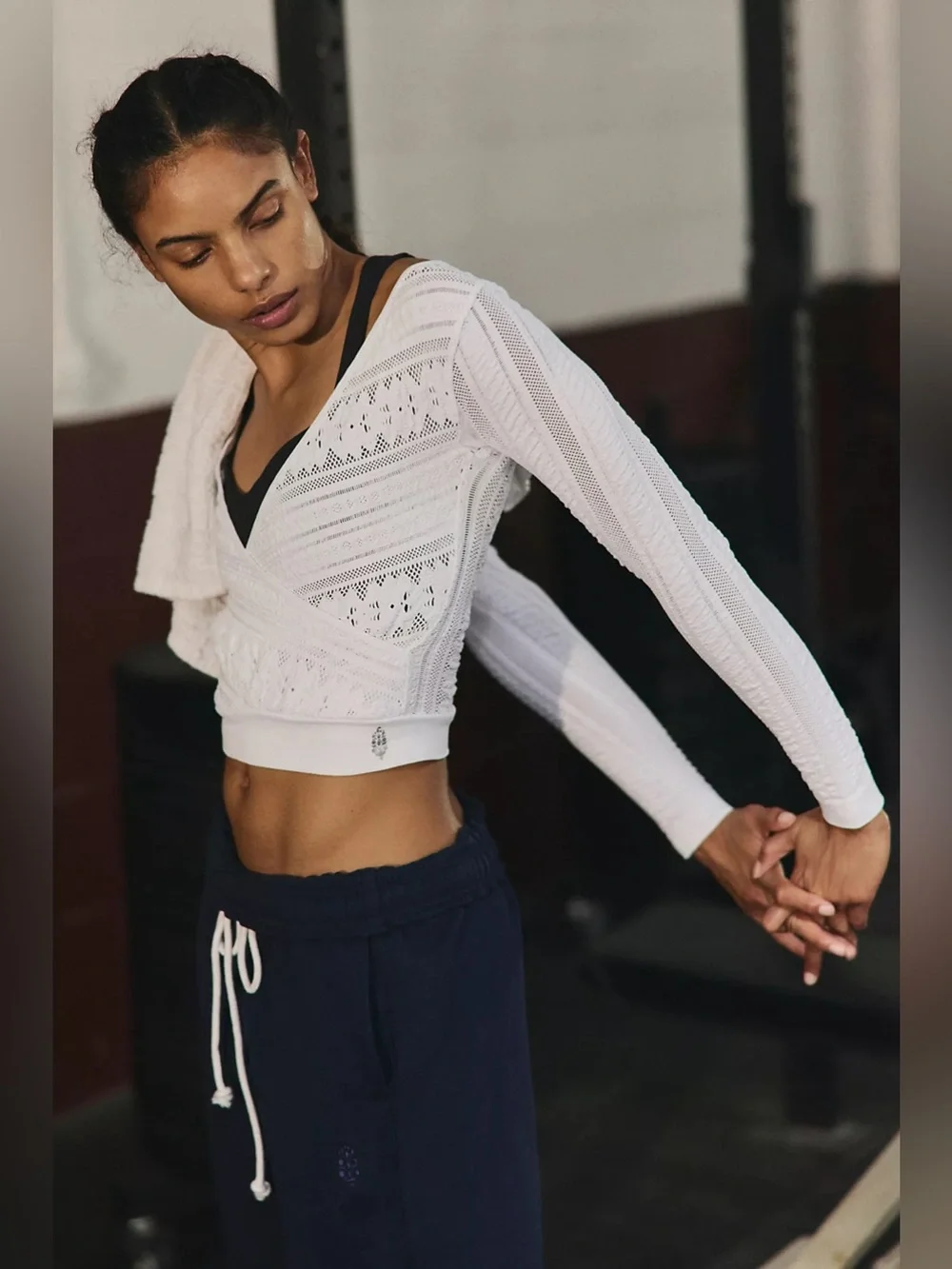 NWT! FP Free People Movement Vixen Long Sleeve Layer Sz XL
